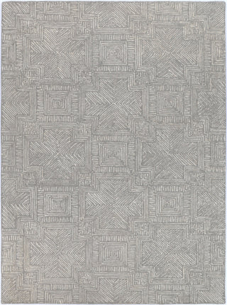 Labyrinth 09C Grey Wool Rug