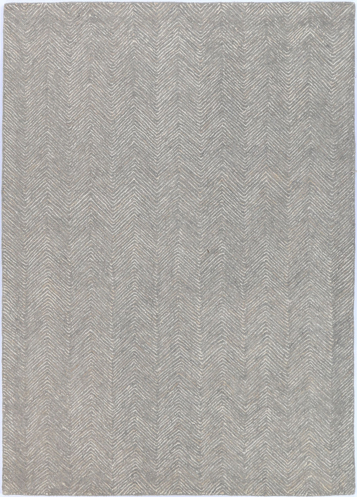 Chevron 11B Ash Rug Wool Rug