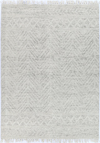 Perla Zoe White & Black Wool Rug