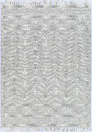Perla Zoe Blue Wool Rug