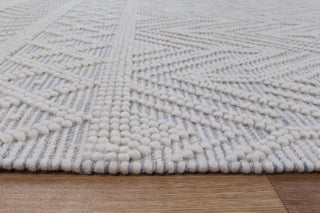 Perla Zoe Blue Wool Rug