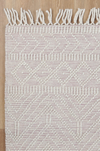 Perla Zoe Blush Wool Rug