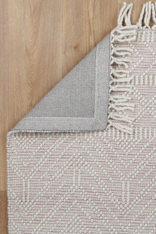 Perla Zoe Blush Wool Rug