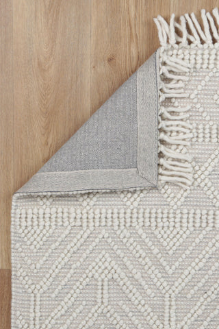 Perla Zoe Grey Wool Rug