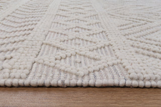 Perla Zoe Grey Wool Rug