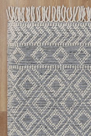 Perla Ada Navy Wool Rug