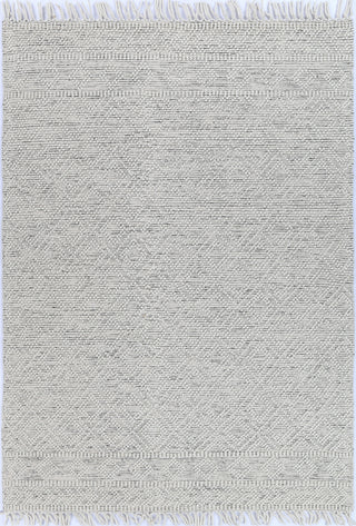 Perla Ada White & Black Wool Rug