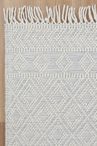 Perla Ada Blue Wool Rug