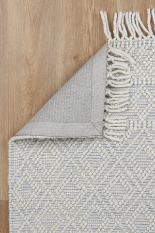 Perla Ada Blue Wool Rug
