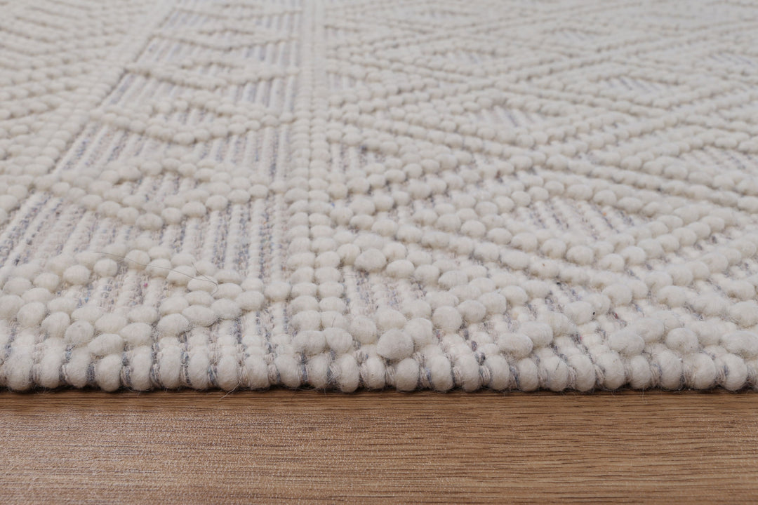 Perla Ada Grey Rug (No Fringe)