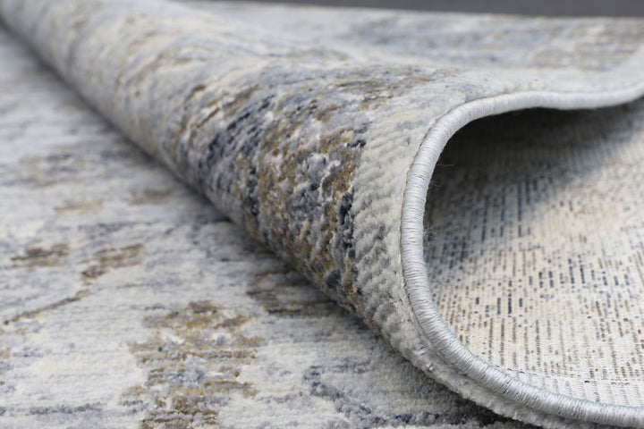 Astraeus Albireo Grey Floral Rug