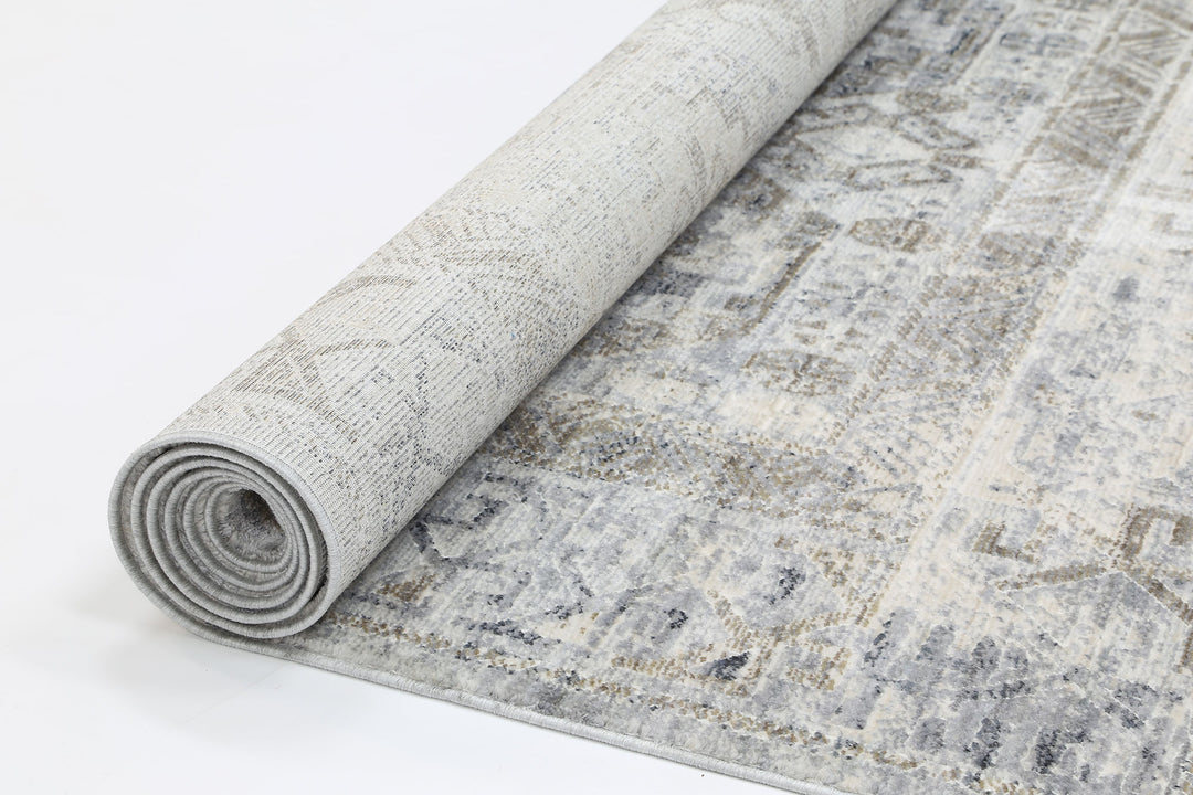 Astraeus Vega Ash Aztec Rug