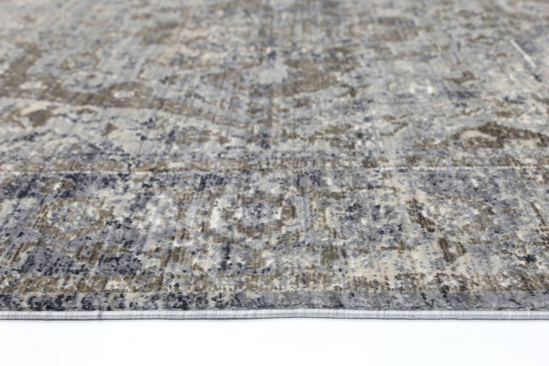 Astraeus Kurhah Ash Medalion Rug