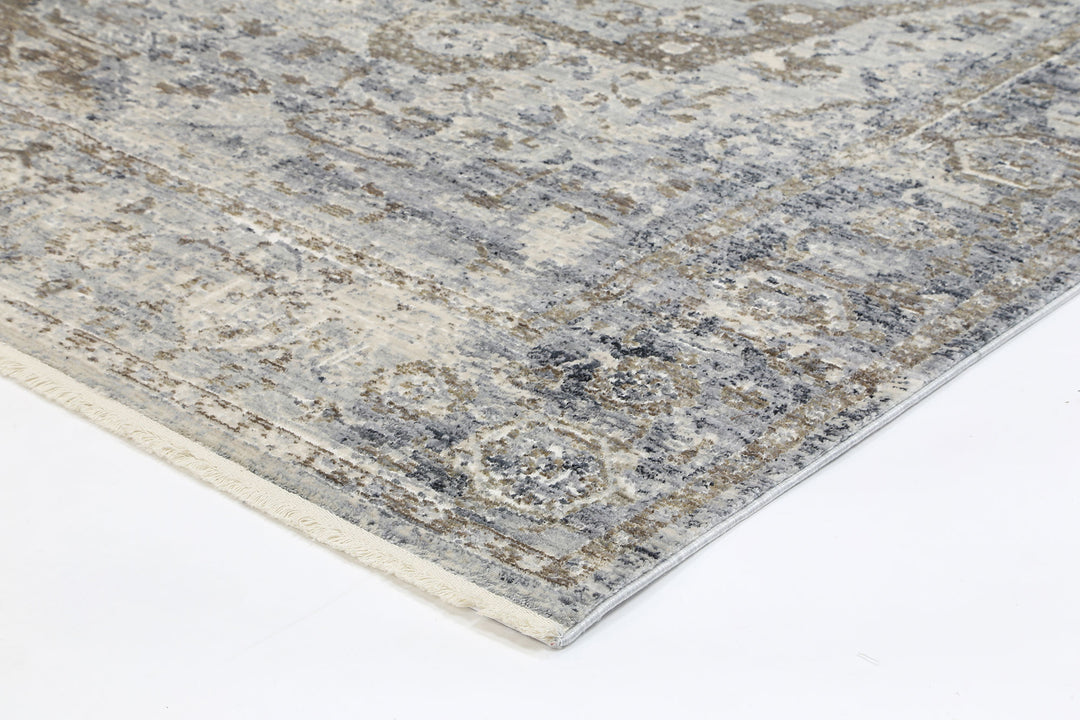 Astraeus Kurhah Ash Medalion Rug