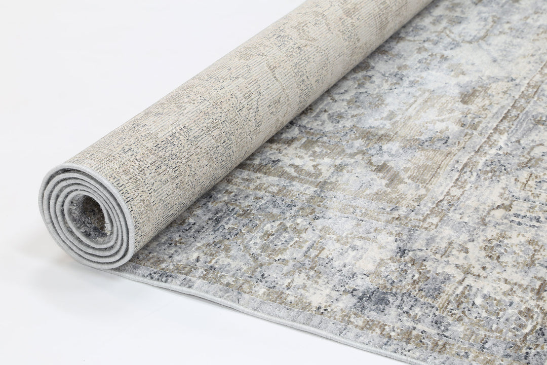 Astraeus Kurhah Ash Medalion Rug