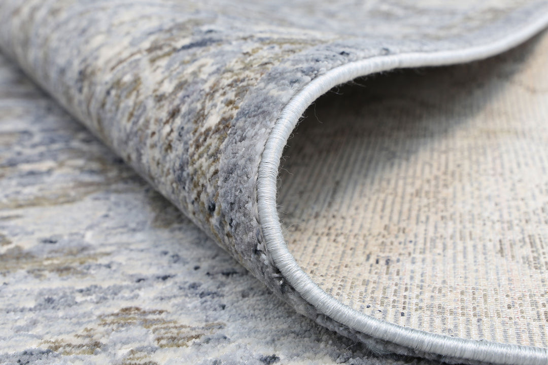 Astraeus Kurhah Ash Medalion Rug