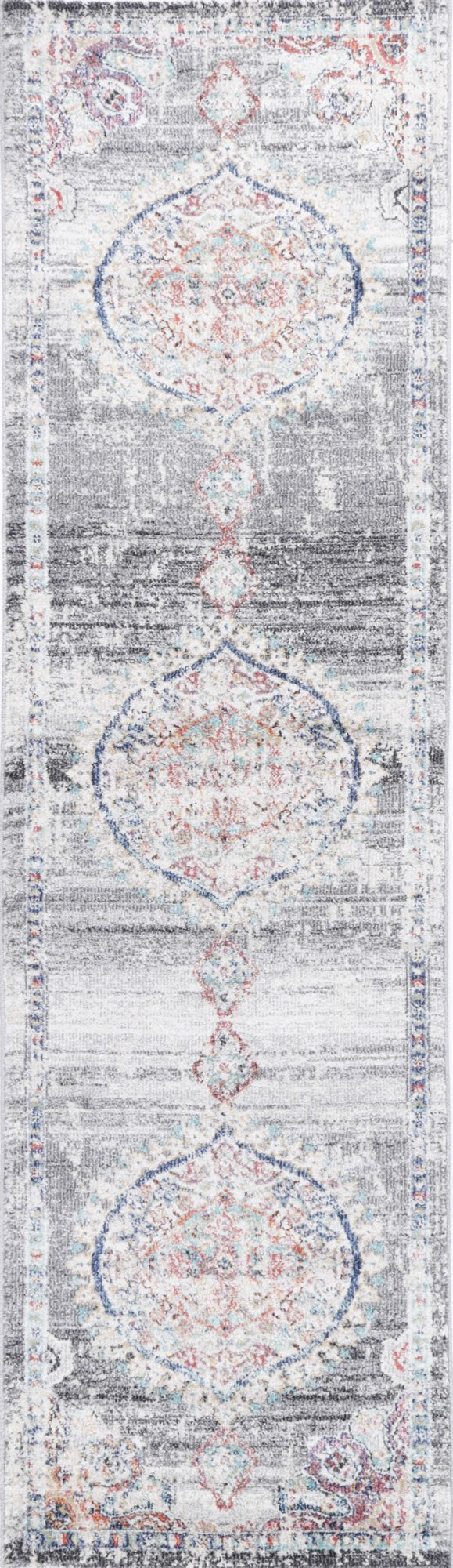 June Medalion Transitional Grey Rug