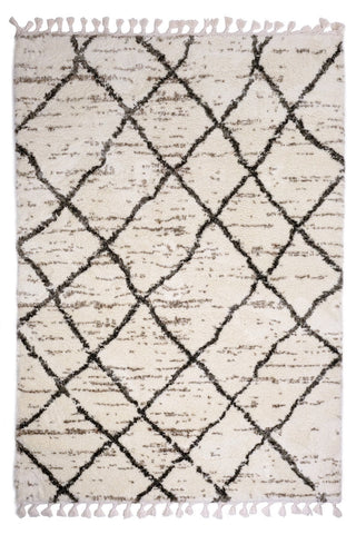 MARRAKESH Soft Shaggy Cream Rug