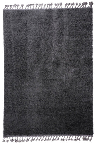 MARRAKESH Soft Shaggy Grey Rug