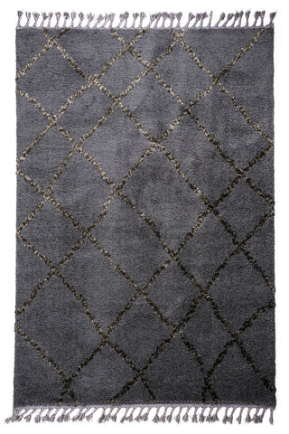 MARRAKESH Soft Shaggy Light Grey Rug