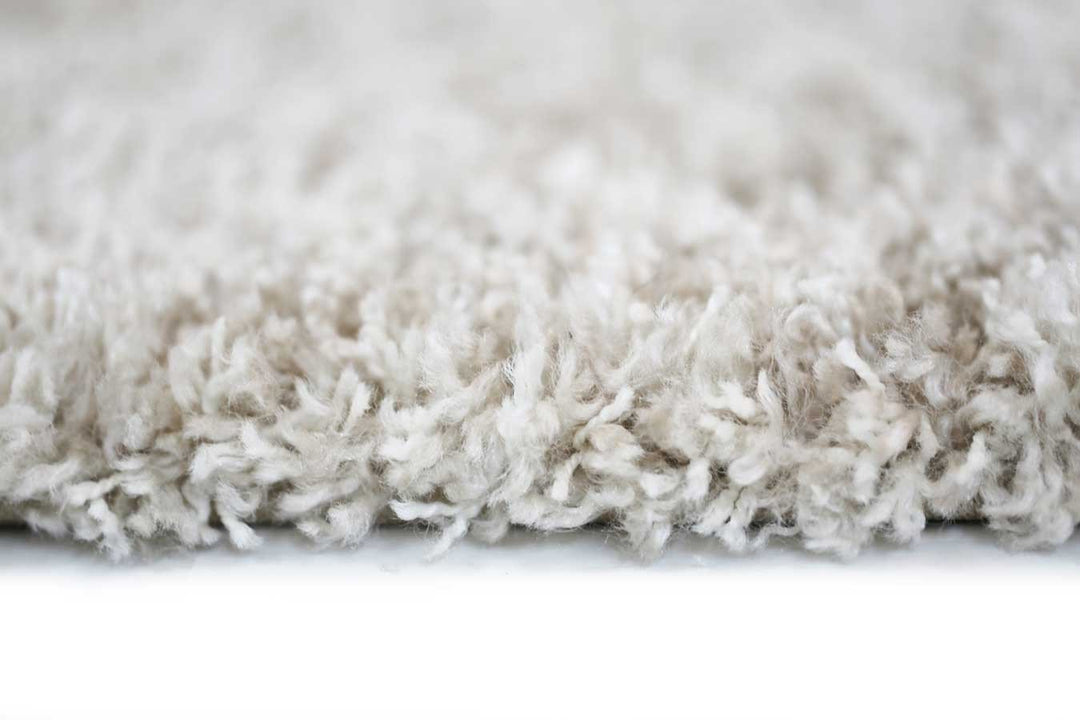 Comfort Plush Beige Cream Shaggy Rug