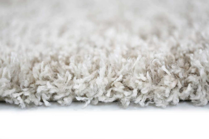 Comfort Plush Beige Cream Shaggy Rug