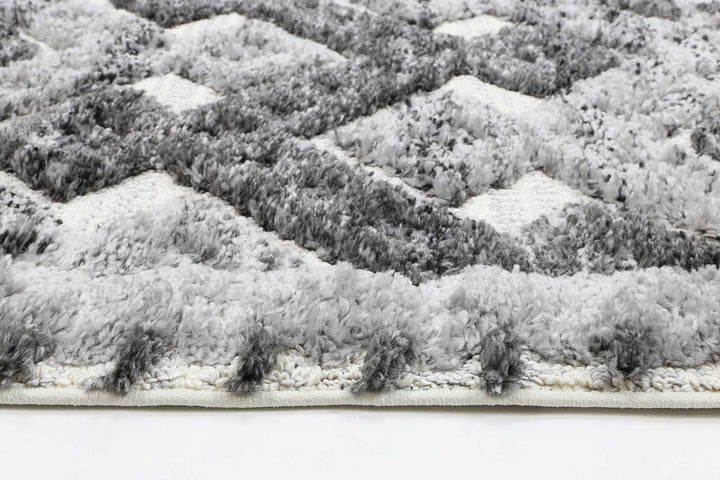 Beni Carved Lines Anthracite Rugs