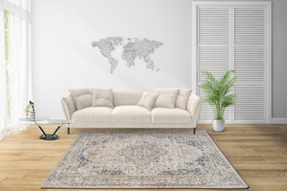 ALLEN Traditional  Cream Rug