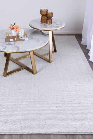 Astro Platinum Wool Custom Size Rug