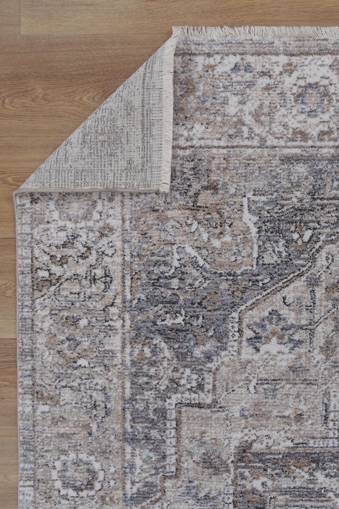 Chobi Vintage Arlington Grey / Beige  Rug