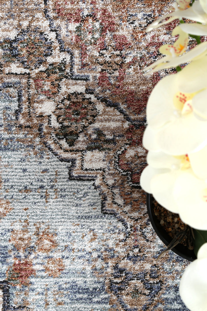 Chobi Vintage  Hampden Blue Rug