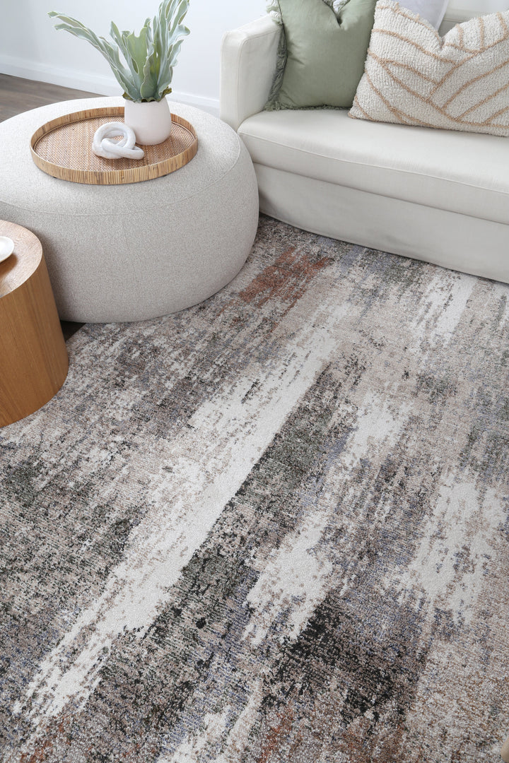 Chobi VIntage Fallstaff Rust/ Green Rug