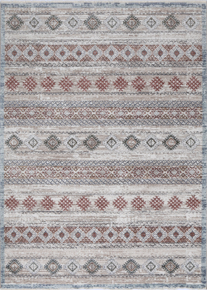 Chobi Vintage  Violetville Rust Multi Rug