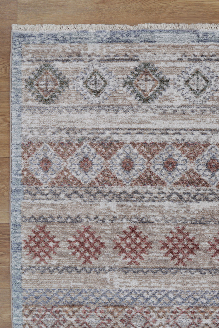 Chobi Vintage  Violetville Rust Multi Rug