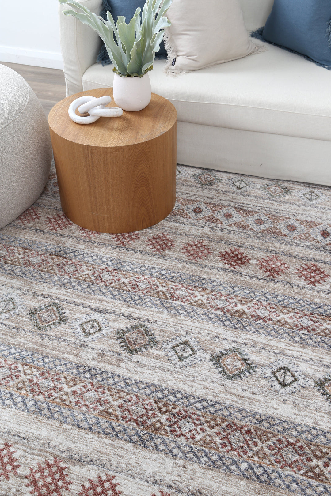 Chobi Vintage  Violetville Rust Multi Rug