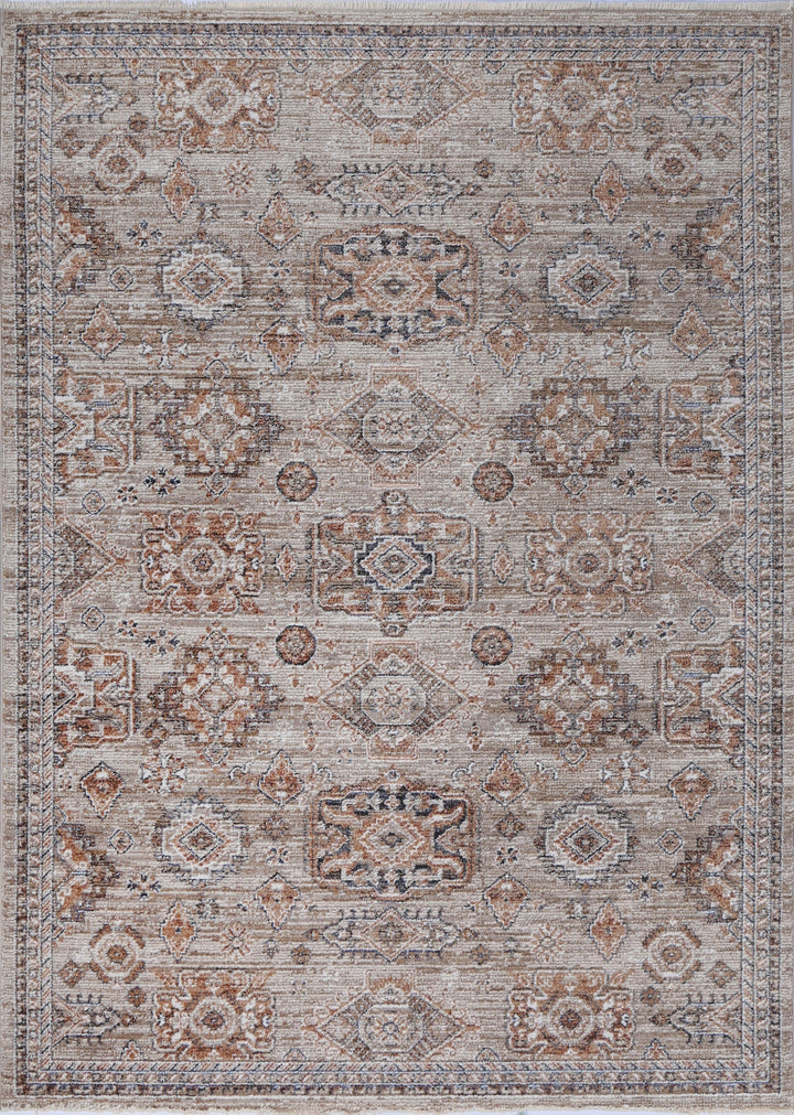 Chobi Vintage  Upton Beige / Rust  Rug