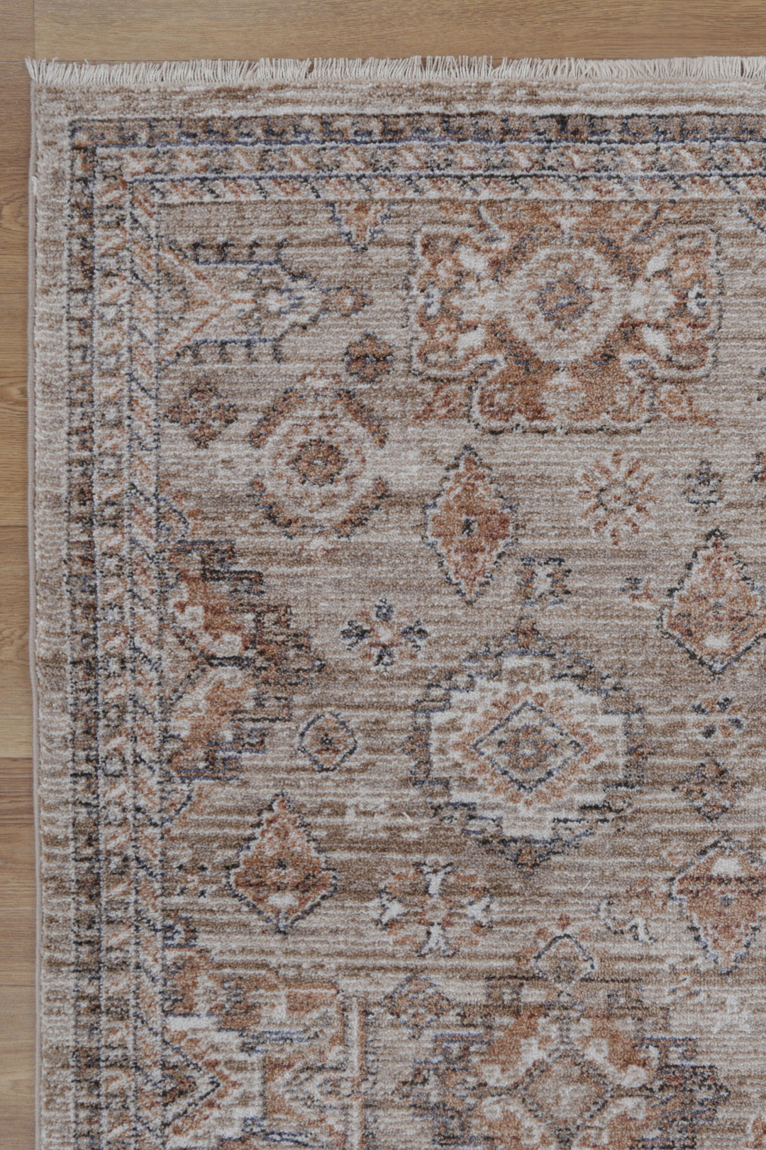 Chobi Vintage  Upton Beige / Rust  Rug