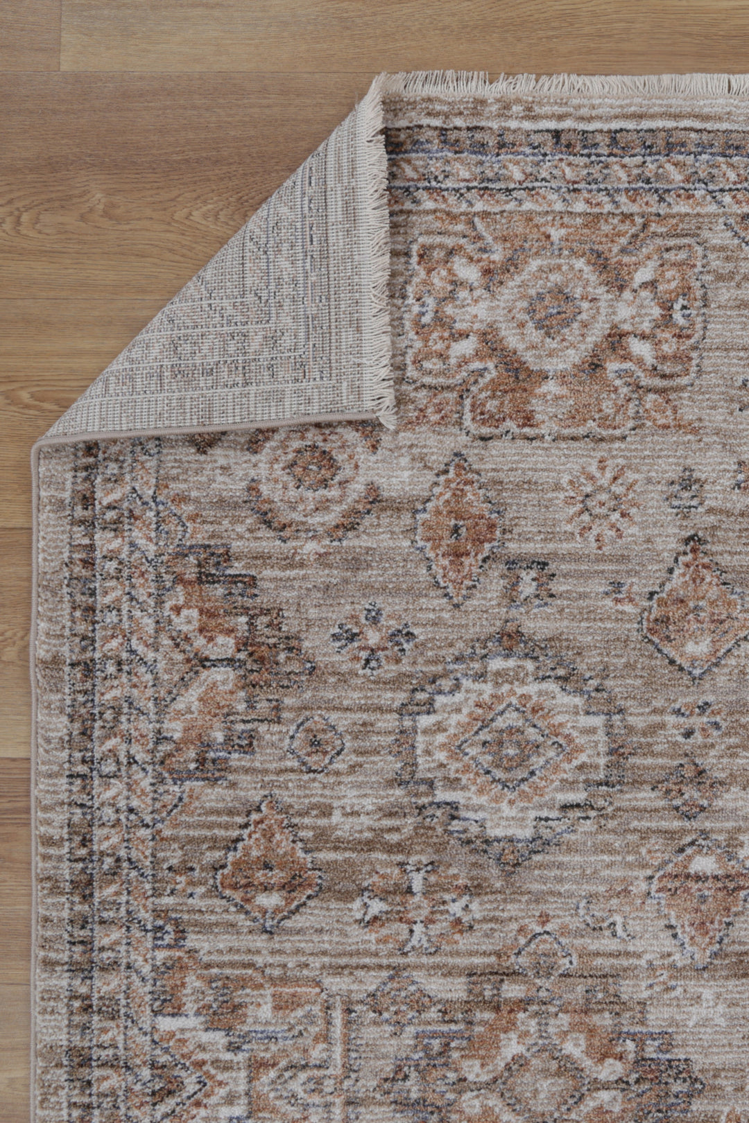Chobi Vintage  Upton Beige / Rust  Rug