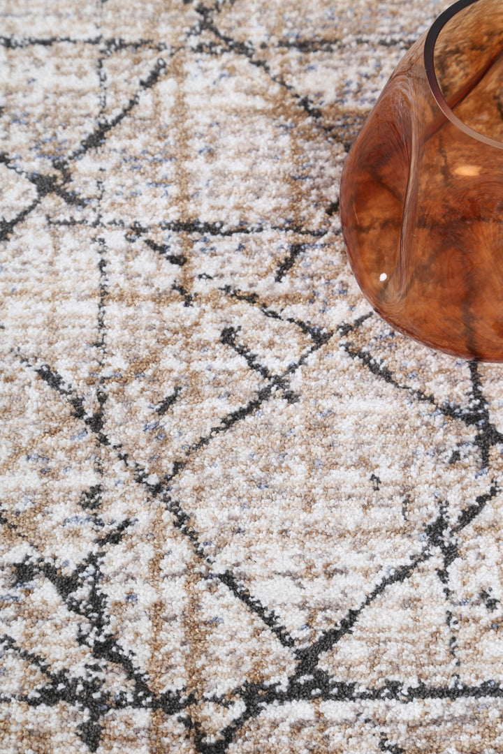 Chobi Vintage Riverside Grey / Beige Rug