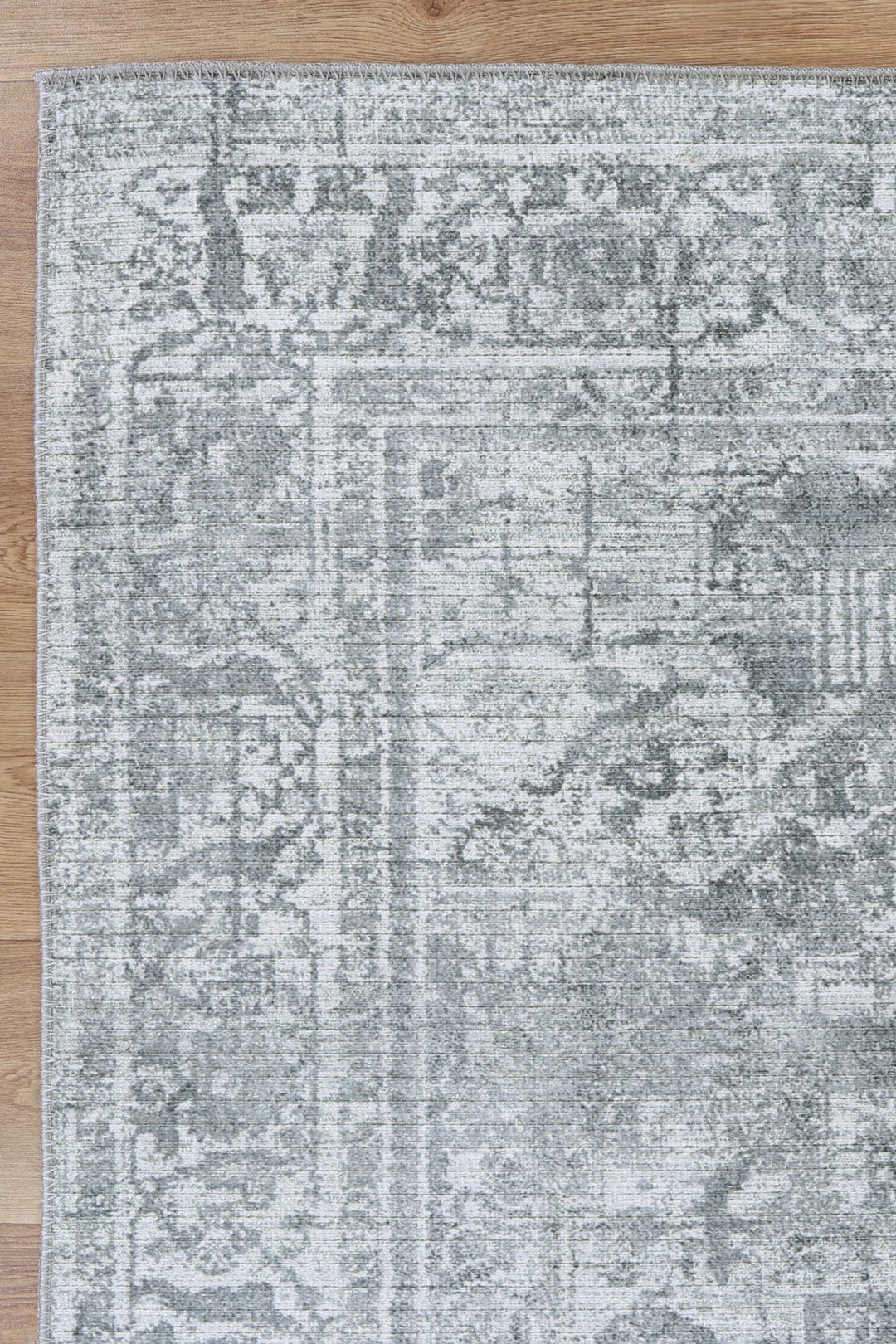 Arbela Charcoal Machine Washable Rug