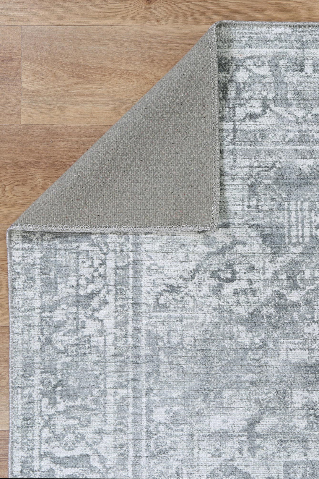 Arbela Charcoal Machine Washable Rug