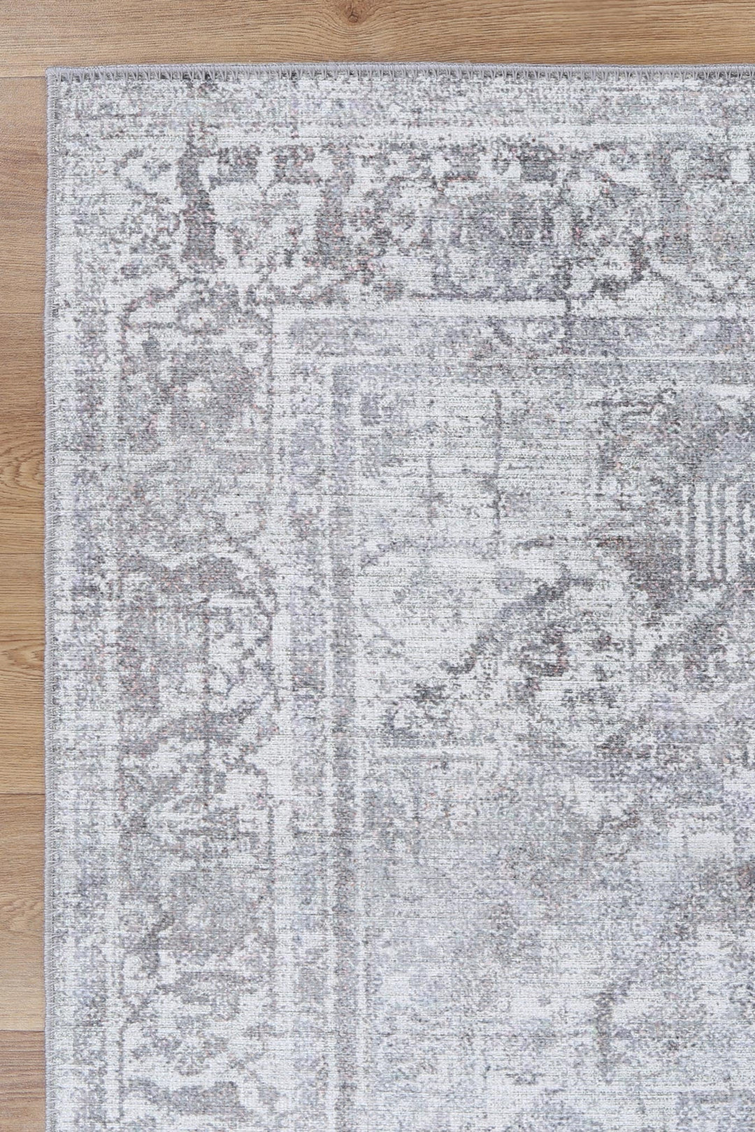 Arbela Ash Machine Washable Rug