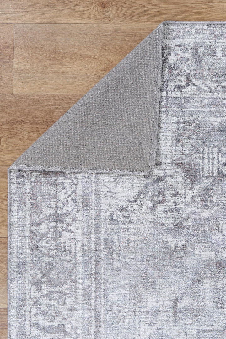 Arbela Ash Machine Washable Rug