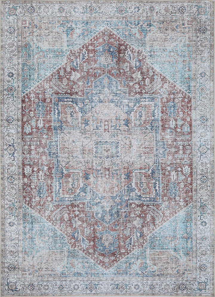 Kutha Multi Machine Washable Rug
