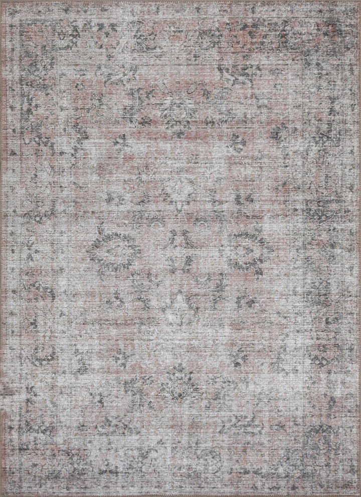 Tuttul Rust Machine Washable Rug