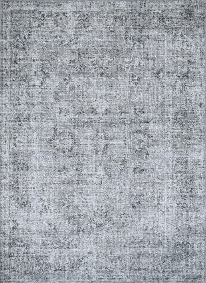 Tuttul Grey Machine Washable Rug