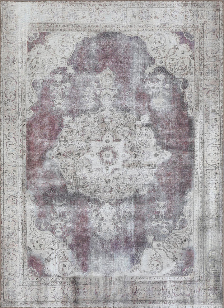 Isin Berry Machine Washable Rug