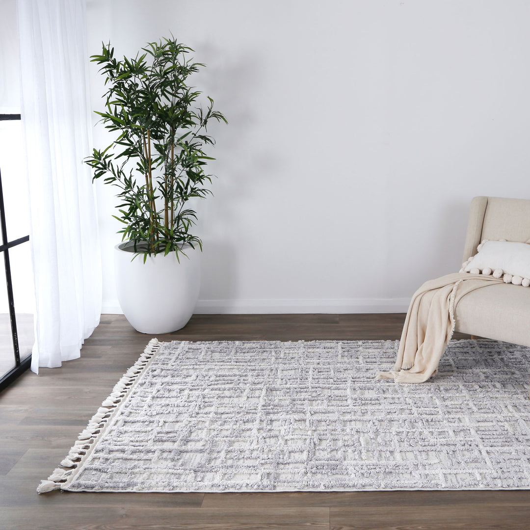 Origin Kubra Contemporary Grey Rug
