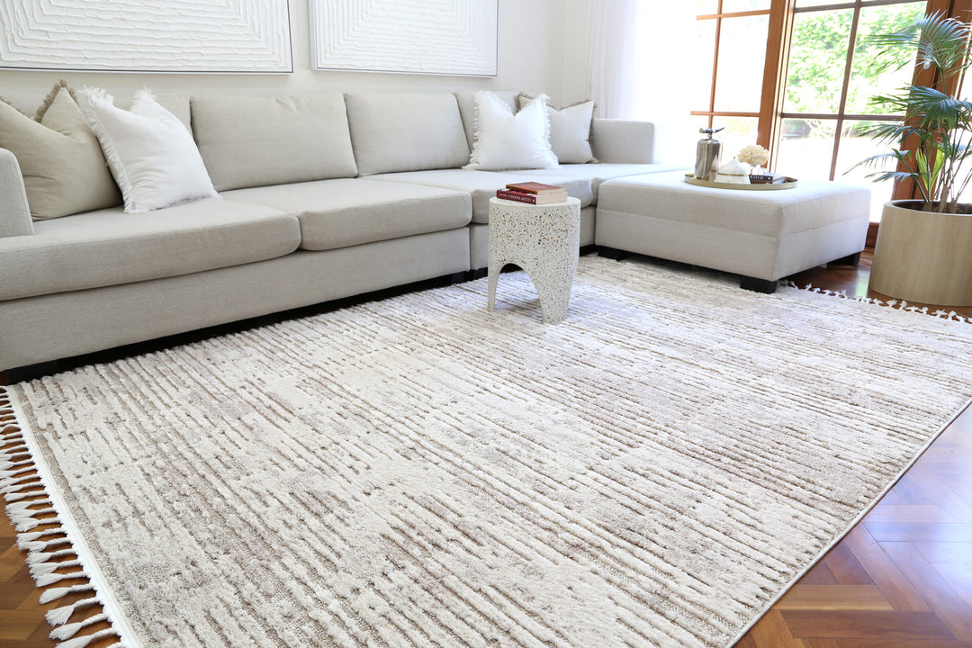 Origin Rasha Geometric Beige Rug