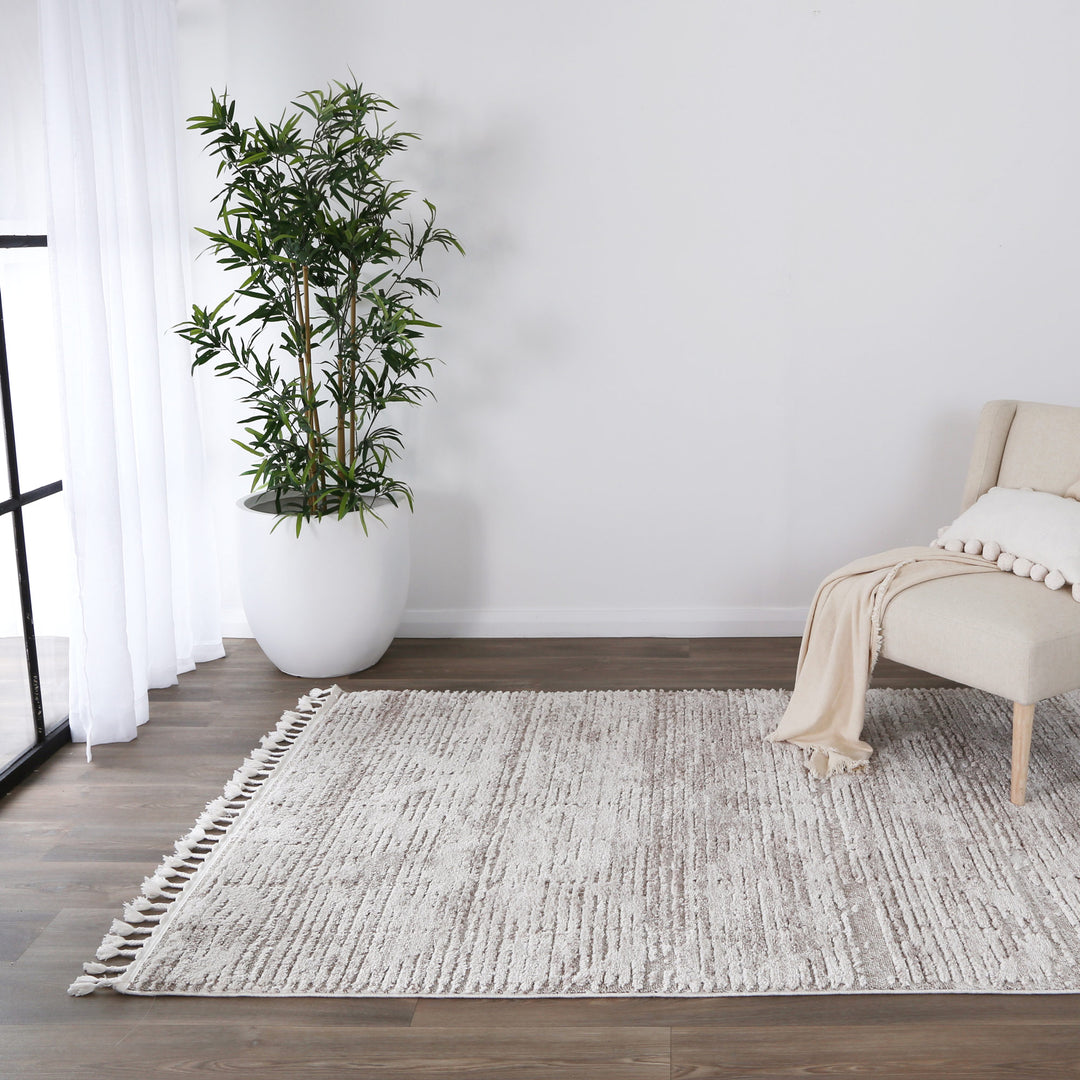 Origin Rasha Geometric Beige Rug
